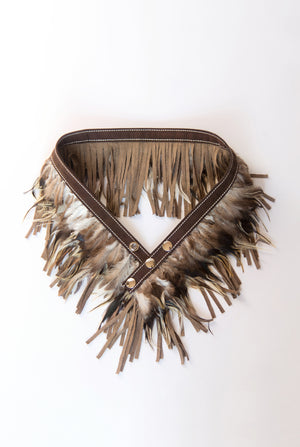 RISING SUN feather n' fringe waist belt - this color coming soon!